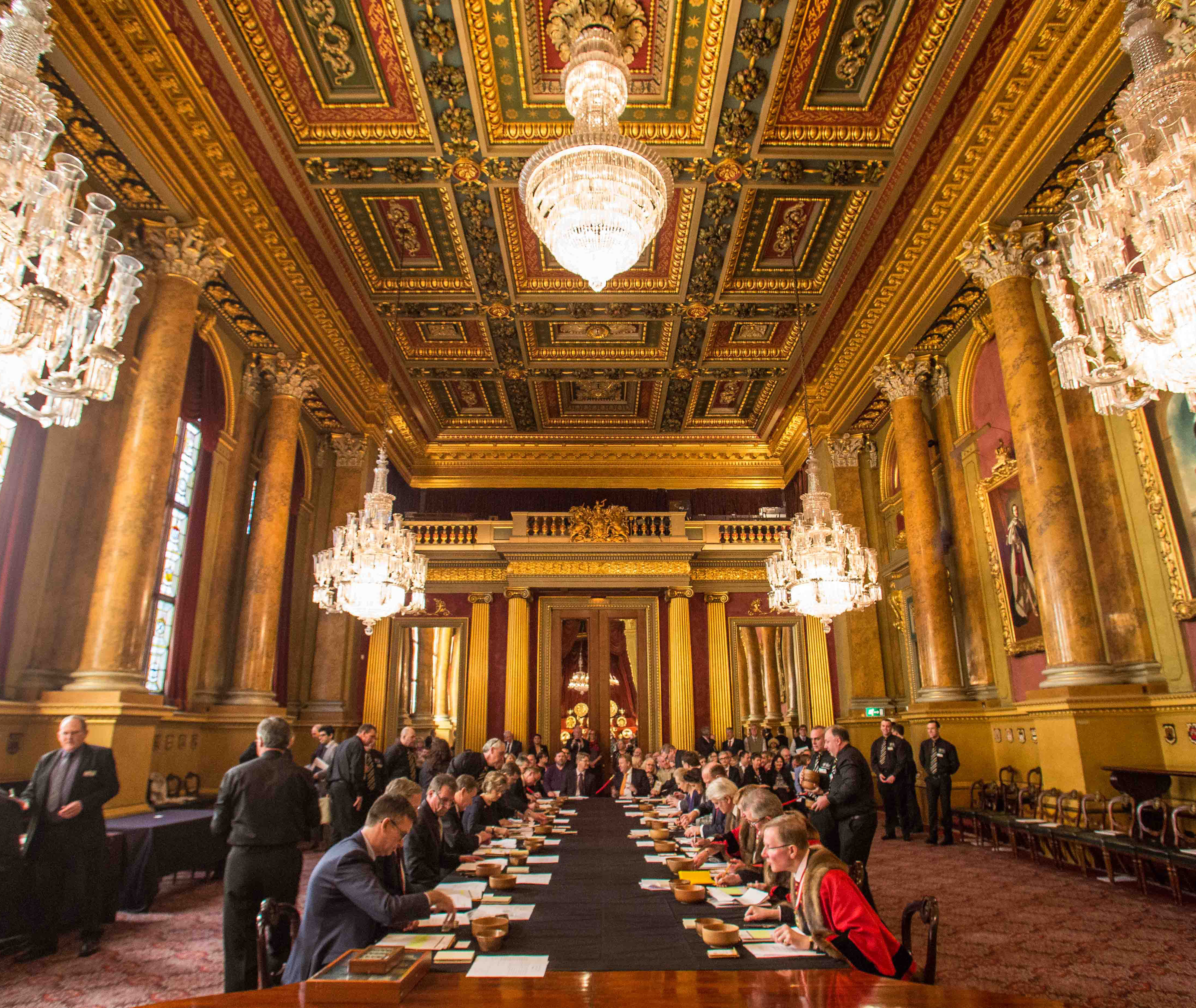 The Trial taking place in the Livery Hall, 2016