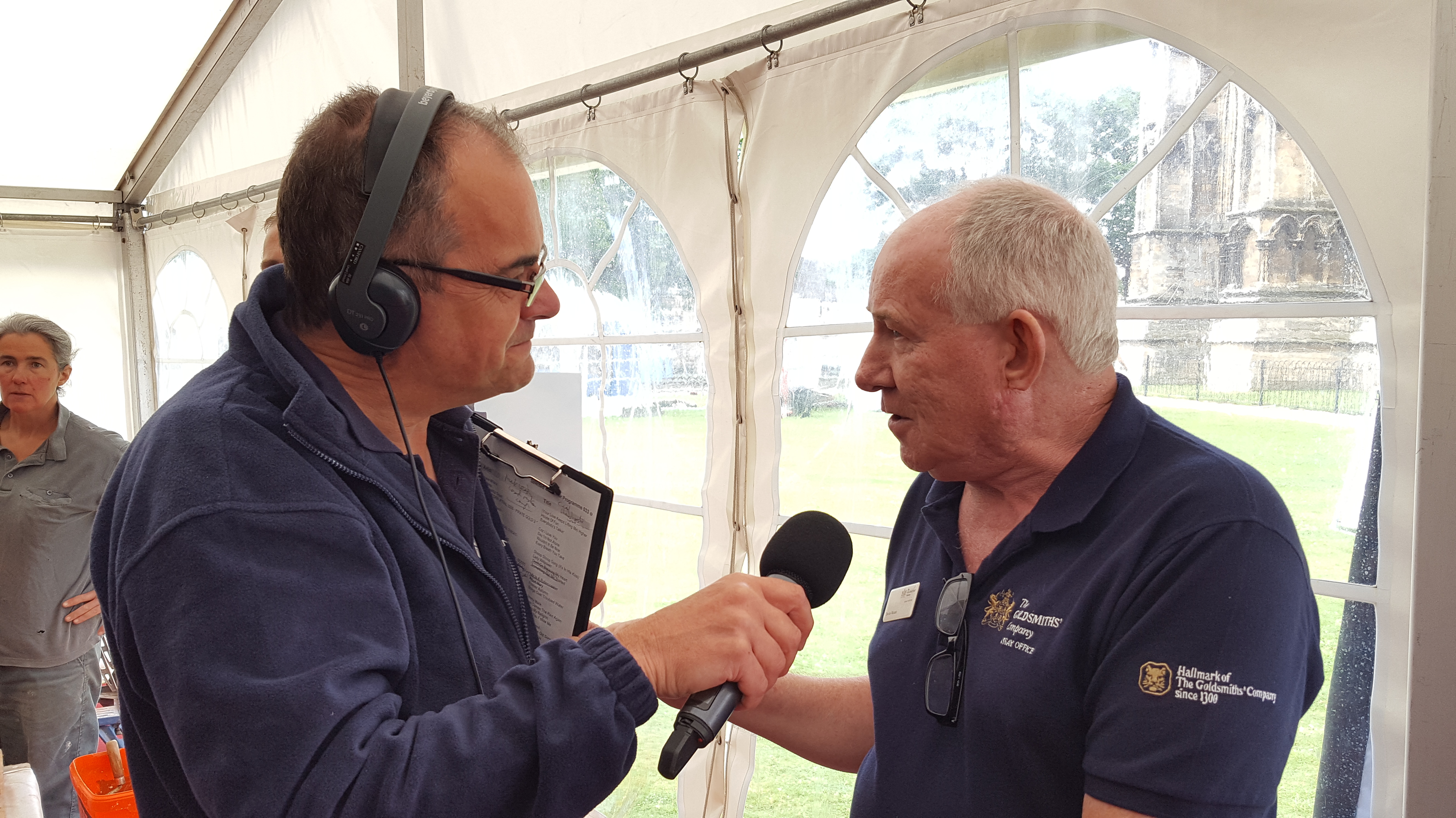 Dave talking to BBC Radio Lincolnshire