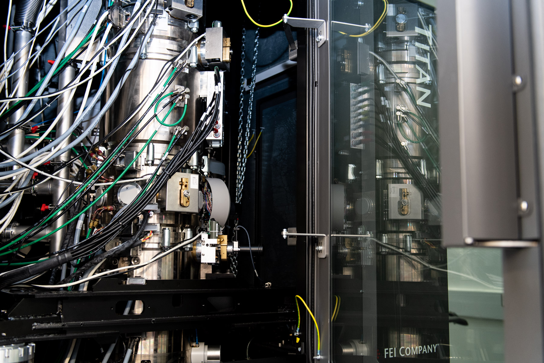 The complexity of services used to drive high power microscopes at the Department