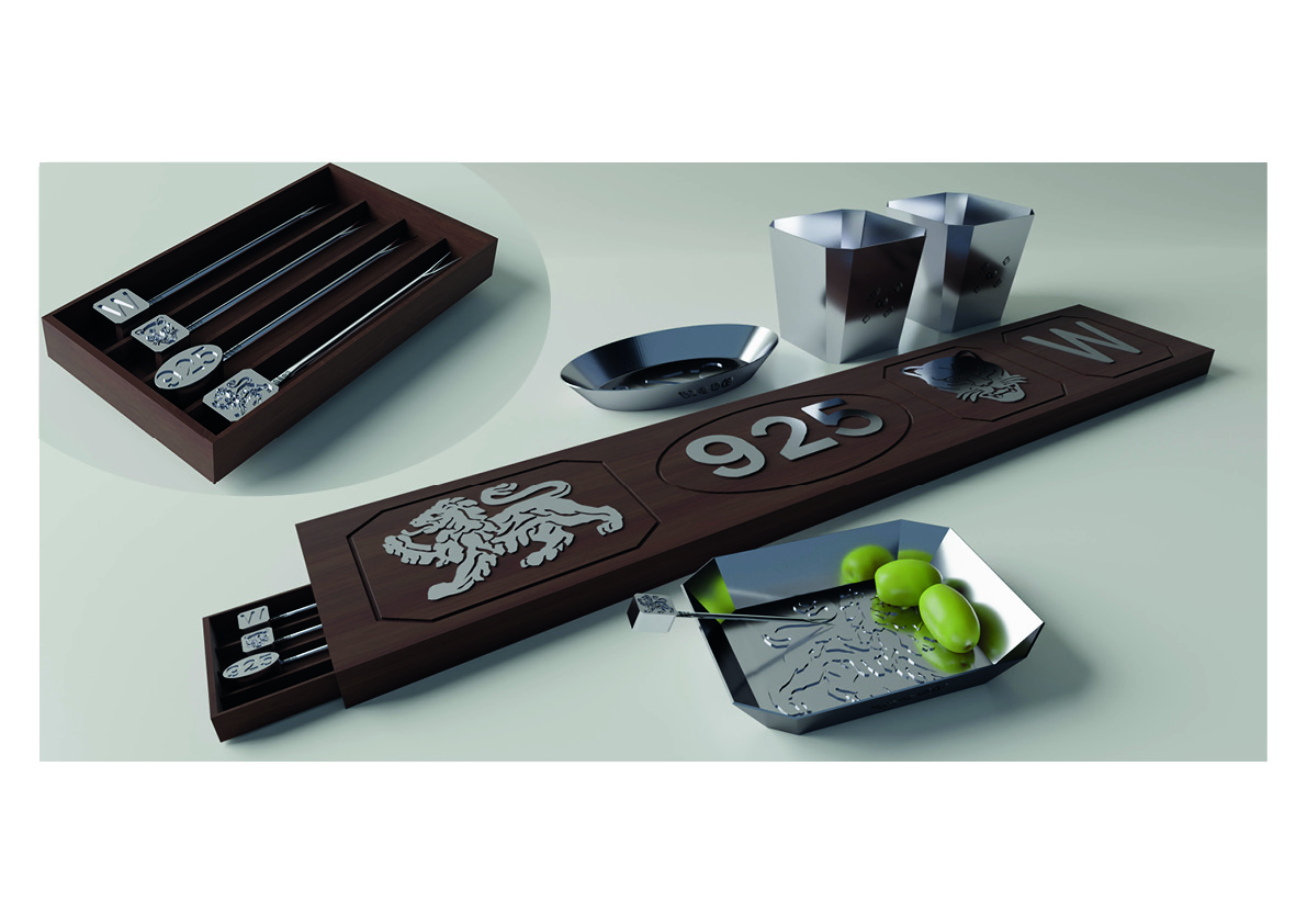 Isabella Kelley, Celebration Whiskey & Olive Set