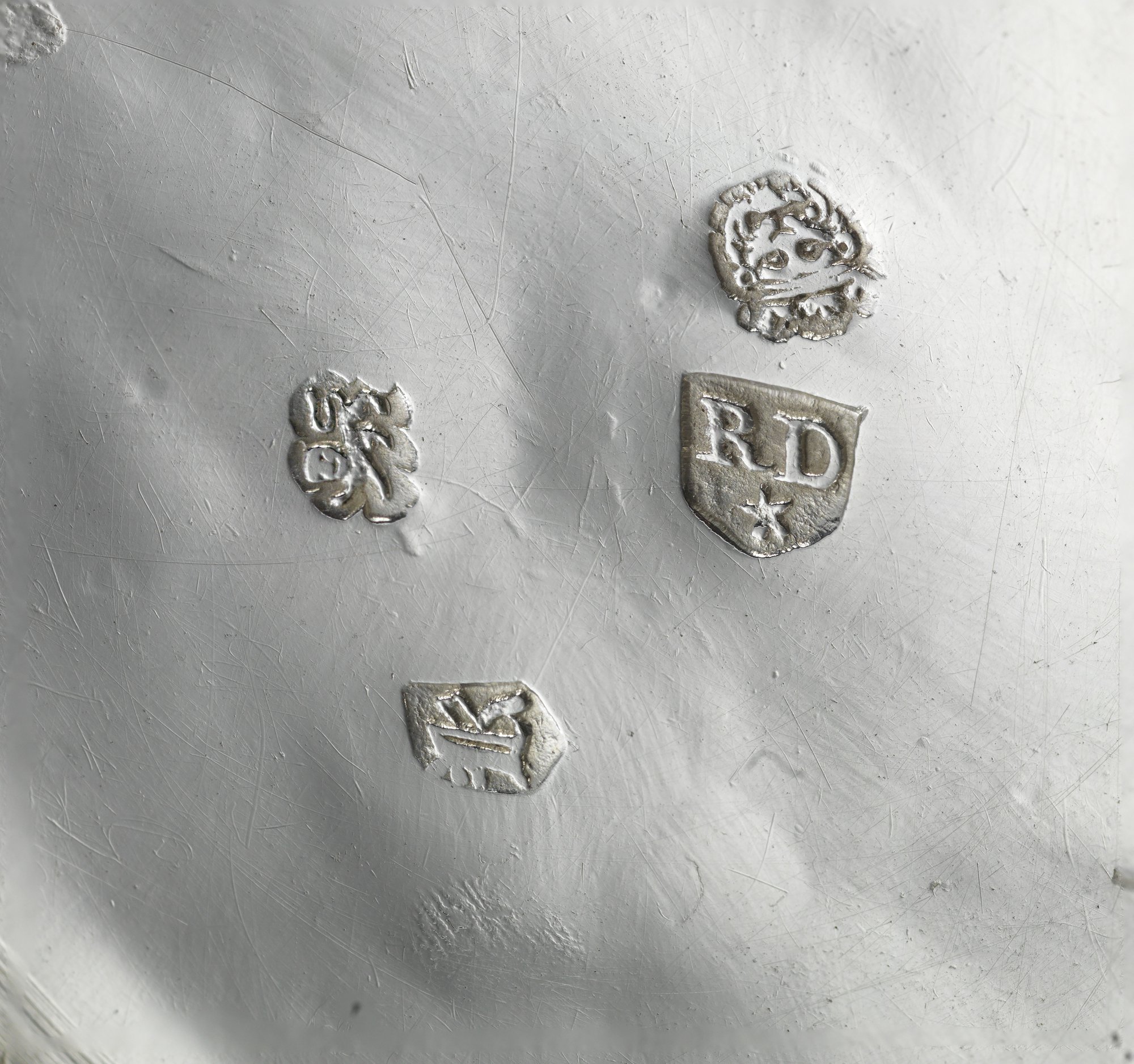 Hallmarks on beaker 1667, Goldsmiths' Company Collection