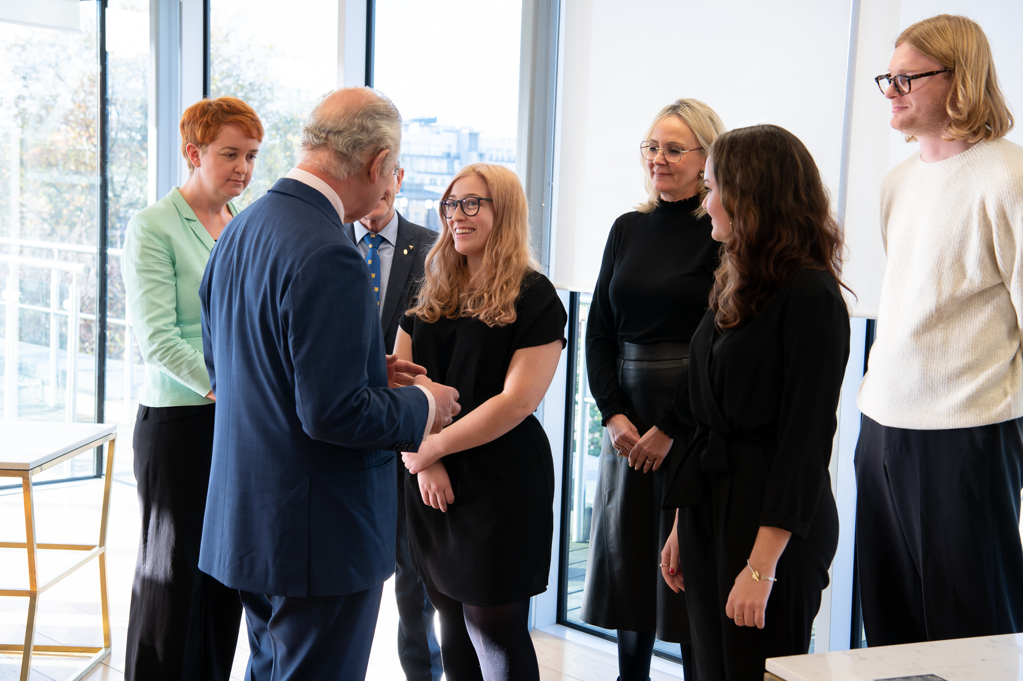 Goldsmiths' Company Apprentices and their employers meet King Charles III (c) Photographer Julia Skupny